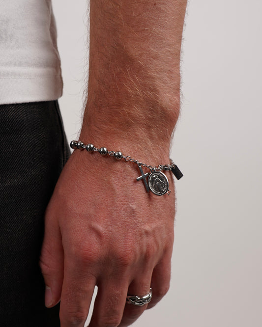 ROSARY BRACELET - SILVER