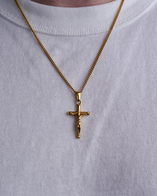 CRUCIFIX PENDANT - GOLD