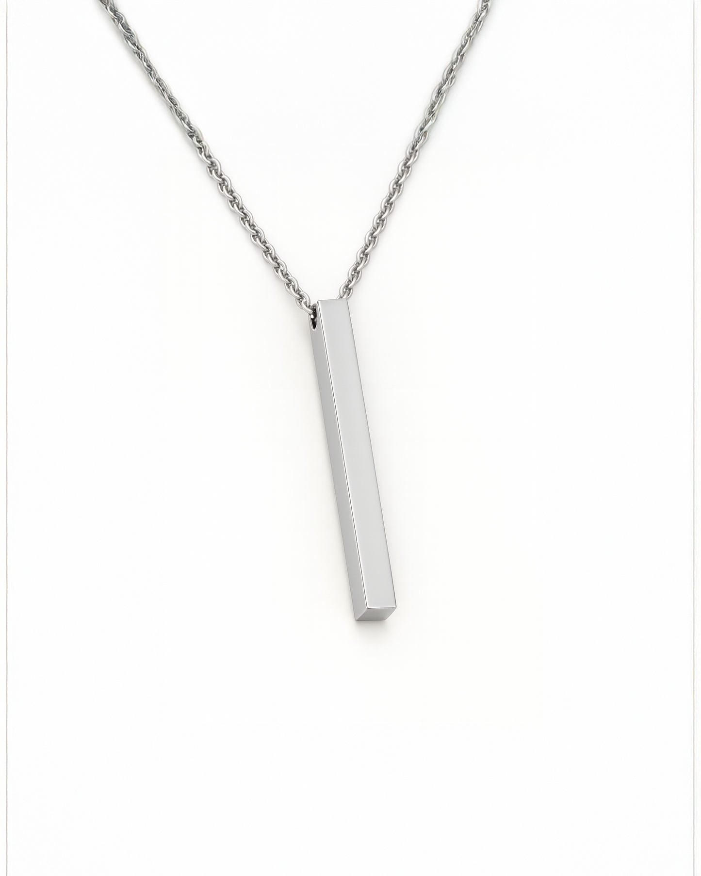 BAR PENDANT - SILVER