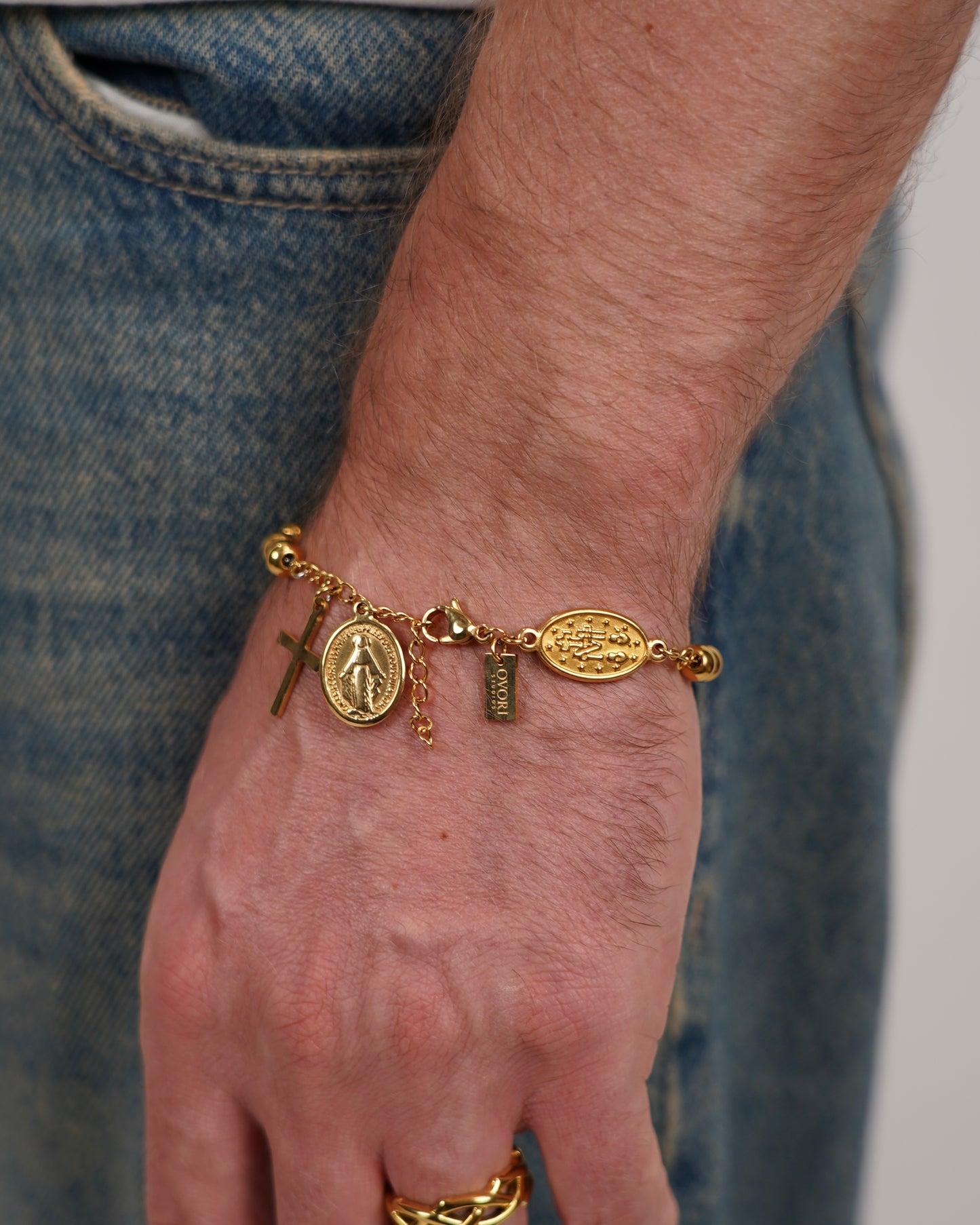 ROSARY BRACELET - GOLD