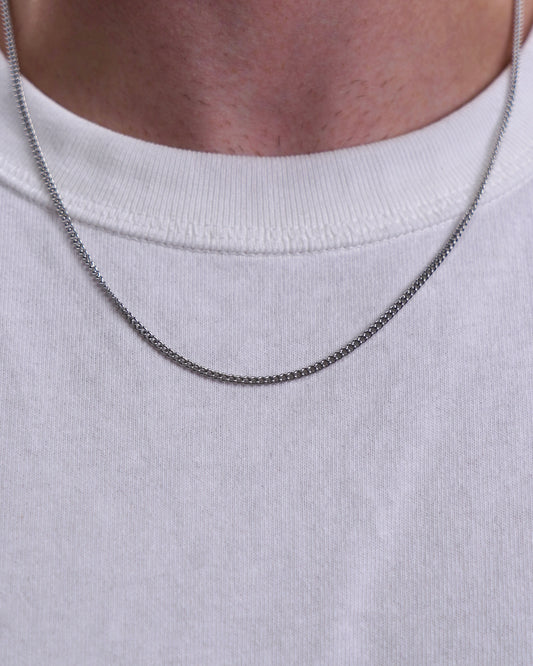 MINI CURB CHAIN - SILVER
