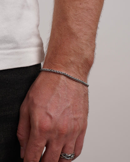 WHEAT BRACELET - SILVER