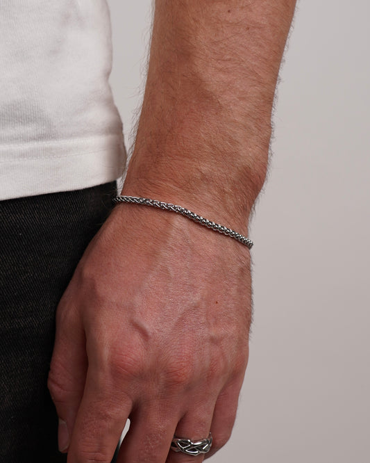 WHEAT BRACELET - SILVER