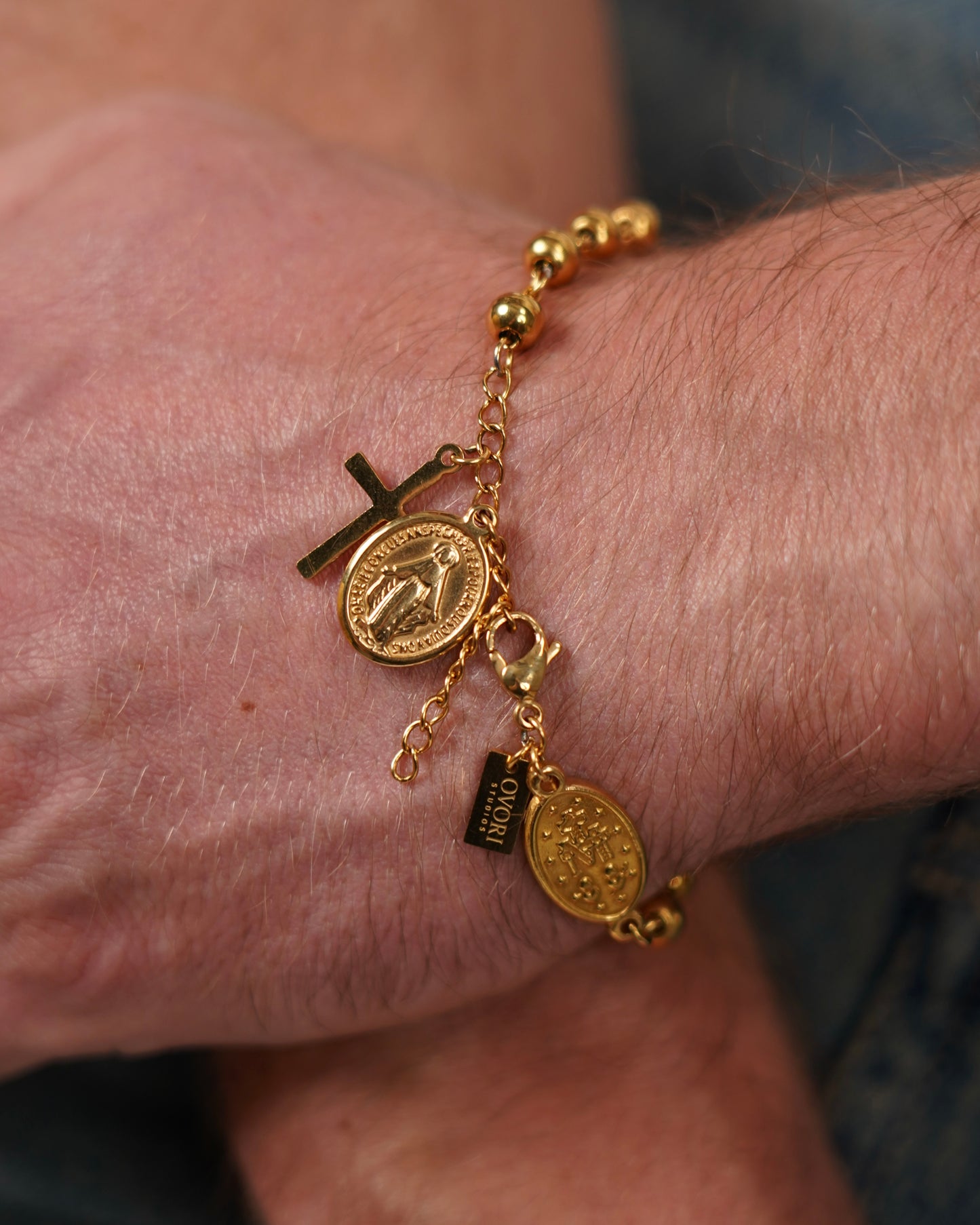 ROSARY BRACELET - GOLD