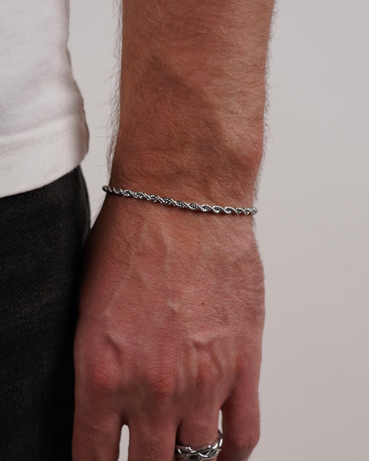 ROPE BRACELET - SILVER