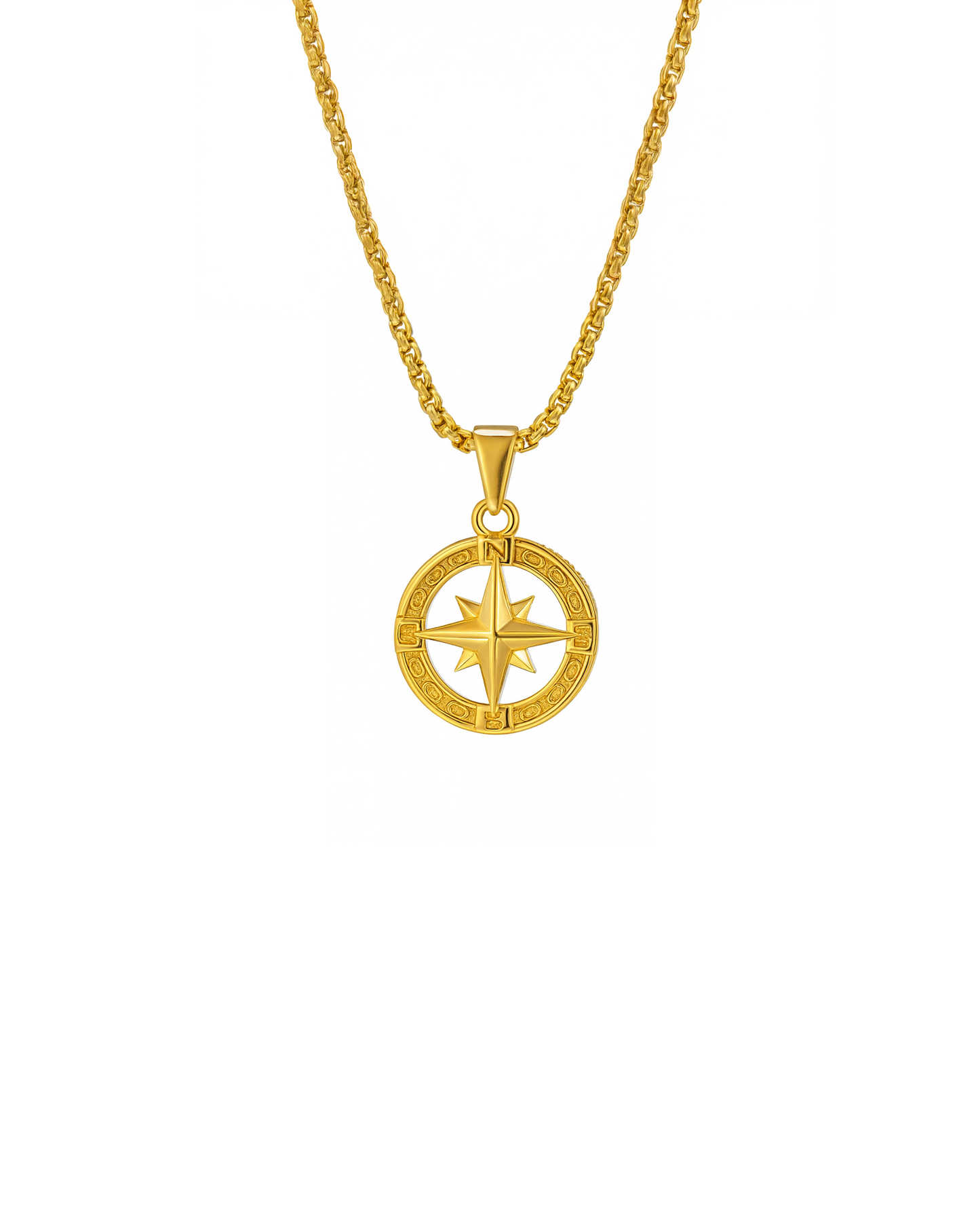 COMPASS PENDANT - GOLD