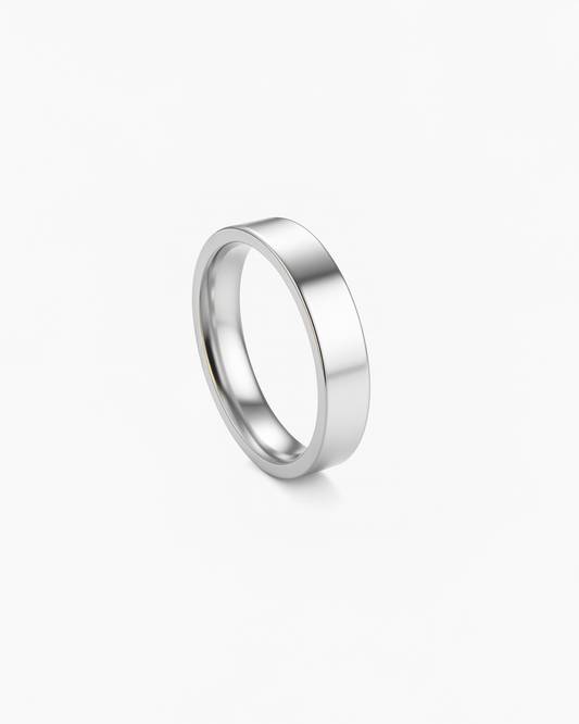 FLAT BAND RING - SILVER